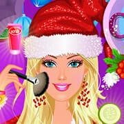 Play Charming Barbie Christmas Makeover online For Free!  h5h5games.com